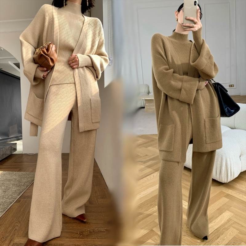 トップスボトムスセットアップニット...