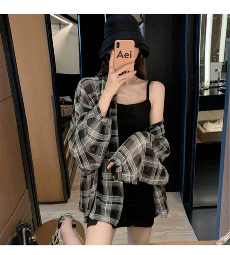 トップスシャツブラウスミディアム丈...