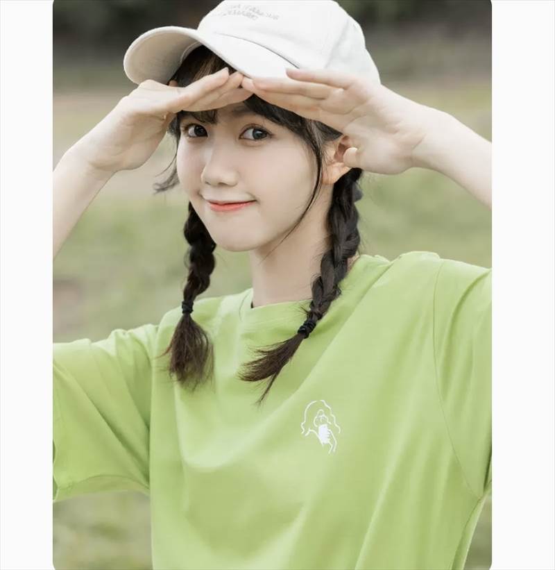 乐天商城 - トップス Tシャツ ミディアム丈 ミドル丈 袖あり 半袖 ラウンドネック 綿 かわいい シンプル カジュアル おしゃれ お洒落 レトロ こなれ感 ラフ メンズライク マニッシュ スポーティー ガーリー 無地 春 夏 10代 20代 レディース 女性用 学生 通学 デート お出かけ 公園