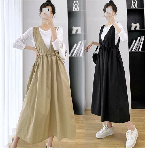 ワンピース スカート ジャンパー ロング丈 フレア Aライン ウエストマーク ウエストリボン 送料無料 個性的 M L XL 2XL 黒 アプリコット 青 かわいい きれいめ シンプル カジュアル 大人 上品 おしゃれ こなれ感 ラフ ガーリー ワンピース 無地 春 夏 秋 レディース 女性用 ワンピース スカート ジャンパー ロング丈 フレア Aライン ウエストマーク ウエストリボン 送料無料 個性的 M L XL 2XL 黒 アプリコット 青 かわいい きれいめ シンプル カジュアル 大人 上品 おしゃれ こなれ感 ラフ ガーリー ワンピース 無地 春 夏 秋 レディース 女性用