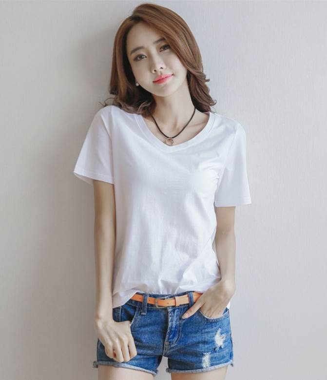 乐天商城 - トップス Tシャツ 半袖 Vネック レギュラー丈 送料無料 個性的 大きいサイズ S M L XL 2XL 3XL 白 黒 かわいい 大人可愛い きれいめ シンプル 大人 おしゃれ 大人女子 カジュアル かっこいい メンズライク ボーイッシュ マニッシュ Tシャツ 無地 ワンポイント 夏 レディース