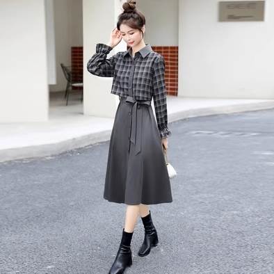 　レディース　シャツ　トップス 日 シングル レディース ゆったり お腹 カバー シャツ ドレス 長袖 プリント 冷感 コットンリネン トップ 春