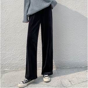 乐天商城 - コーデュロイパンツ ボトムス ストレートパンツ ハイウエスト ジッパー M L XL 2XL 3XL 4XL ワイド 春 秋 黒 ジーンズ ストレート コーデュロイ かわいい カジュアル 大人 おしゃれ かっこいい 大人女子 無地 送料無料 個性的 ボトムス こなれ感 ラフ マニッシュ キュート