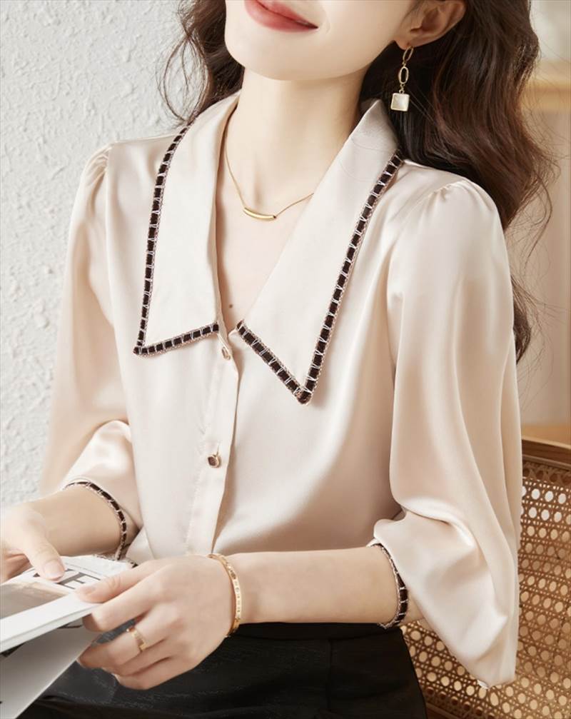 トップスシャツブラウスミディアム丈...