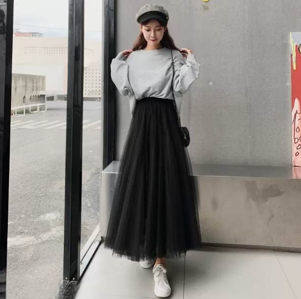 Rakuten - スカート チュールスカート ロング丈 フレア ウエストゴム 美ライン ニュアンス チュール シフォン 裏地 カラバリ かわいい 大人可愛い きれいめ シンプル カジュアル 大人 上品 おしゃれ 大人女子 こなれ感 S M L XL ラブリー キュート スカート ガーリー 送料無料 個性的