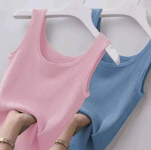 乐天商城 - セット トップス タンクトップ インナー アンダーウェア ノースリーブ Uネック M L XL 2XL 3XL ニュアンス リブ 伸縮性 お得 2点セット カラバリ かわいい 大人可愛い きれいめ シンプル カジュアル おしゃれ 送料無料 個性的 トップス 大人女子 こなれ感 ラブリー キュート