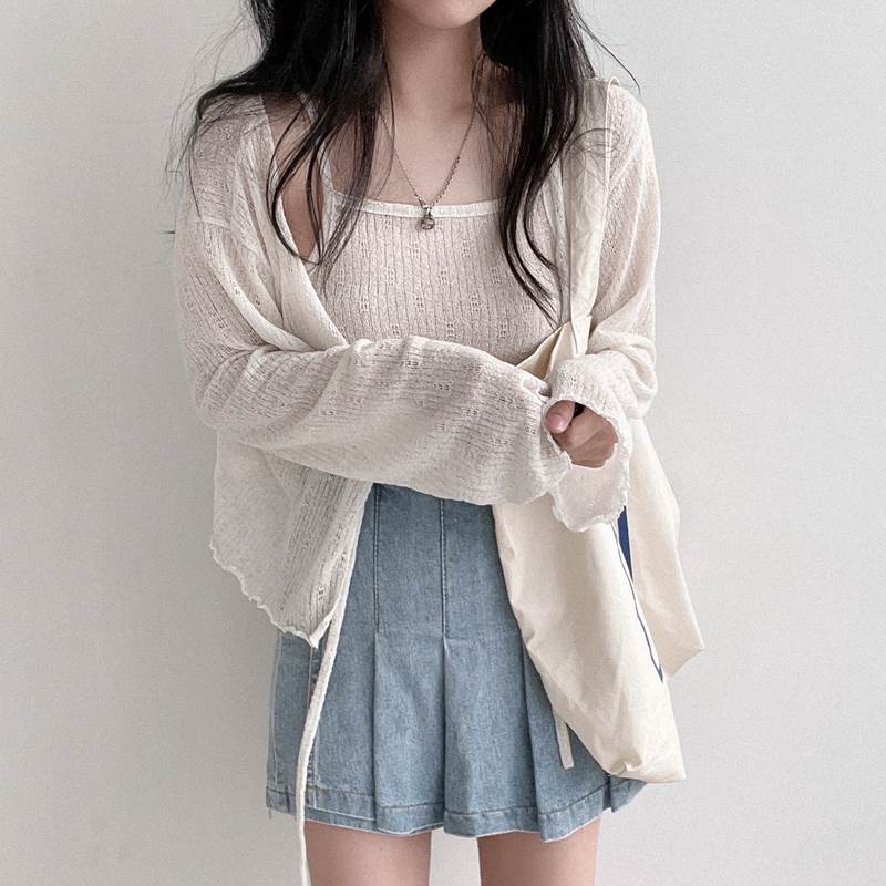 アンサンブルトップスカーディガンキ...