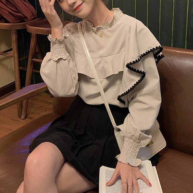 トップスシャツブラウスミディアム丈...