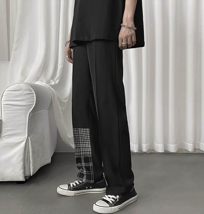 乐天商城 - ボトムス パンツ テーパードパンツ ストレートパンツ スラックス レギュラー丈 ストレート ポケット 2XL きれいめ シンプル カジュアル おしゃれ かっこいい レトロ こなれ感 ラフ メンズライク マニッシュ ボーイッシュ 送料無料個性的 ボトムス ルーズ クール ストリート