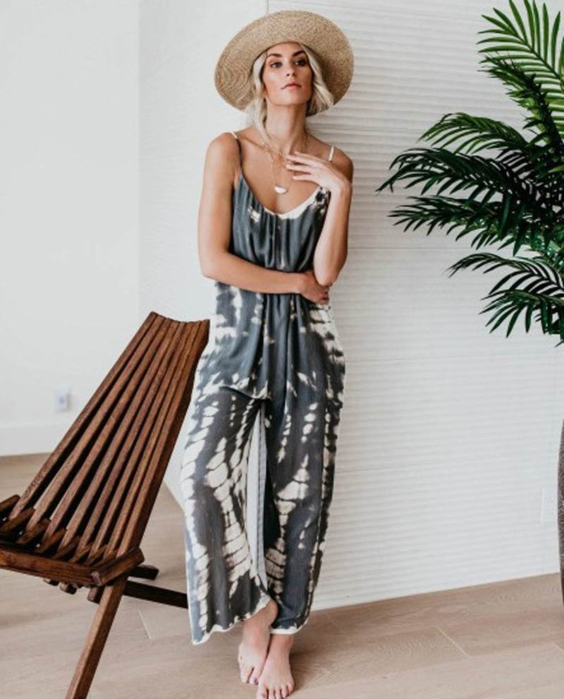 オールインワン ワンピース パンツ ロング丈 送料無料 スプーンネック キャミソール レディース かわいい 大人可愛い きれいめ こなれ感 シンプル カジュアル 主役級 存在感 個性的 モダン フェミニン リゾート デート お出かけ オールインワン アッシュグリーン S M L XL