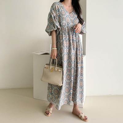 ワンピーススカートロング丈マキシ丈...