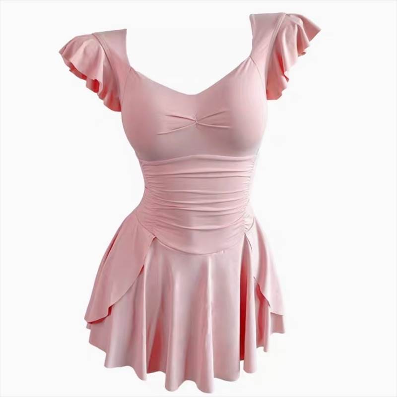 スイムウェア 水着 ワンピース タンキニ 送料無料 フリル 体型カバー レディース かわいい 大人可愛い きれいめ 上品 こなれ感 シンプル カジュアル 主役級 存在感 個性的 セクシー シック 夏 ビーチ プール 旅行 リゾート ガーリー 海 スイムウェア ピンク ホワイト M L