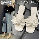 【送料無料】サンダル レディース スクエアトゥ リボン ノット ベルト ミュール プレートヒール ヒール イエロー ベージュ キレイめ 通勤 オフィス 痛くない 履きやすい!サンダル レディース ローヒール