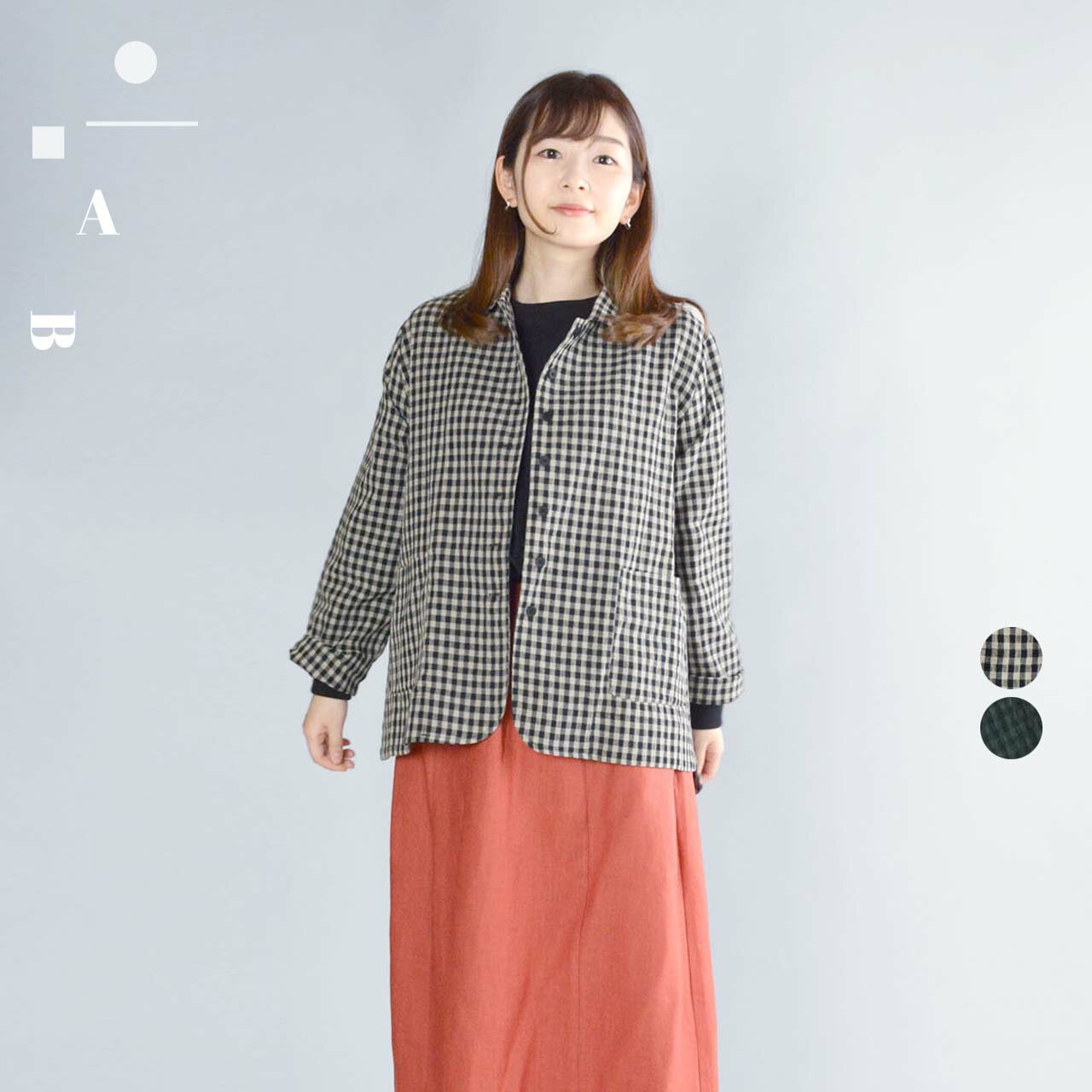 楽天市場】リネン シャツ(柄ギンガムチェック)(レディース 楽天市場】リネン シャツ(柄ギンガムチェック)(レディース