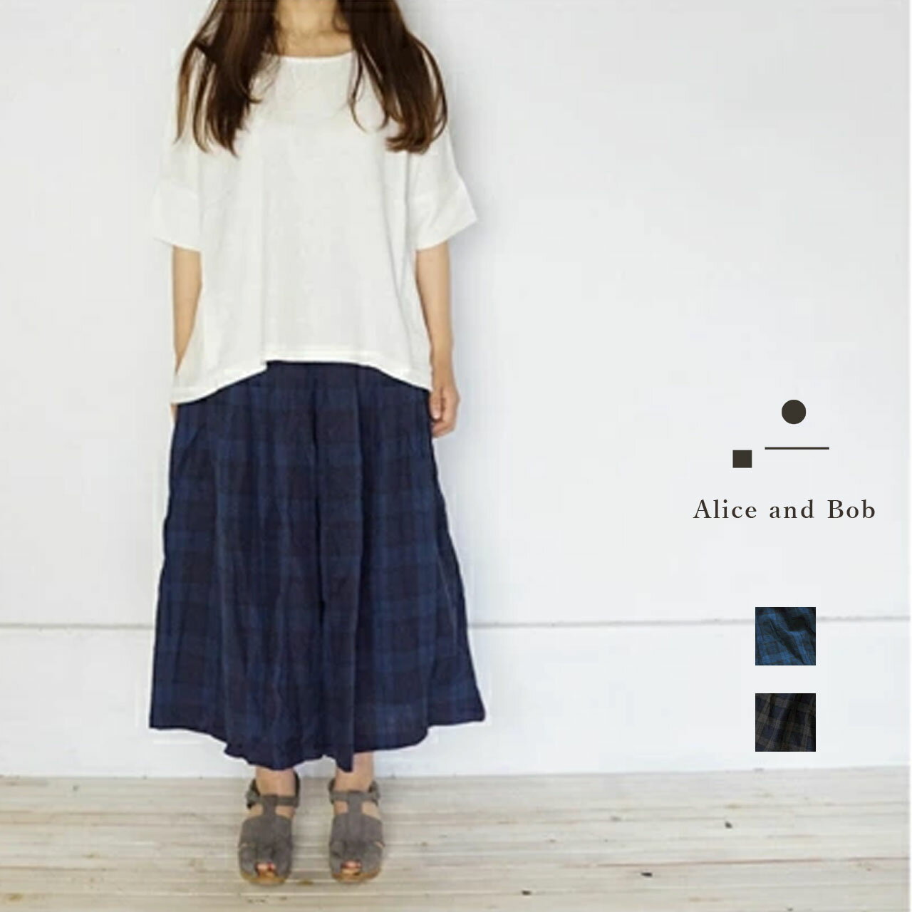 リネンスカート リネンガウチョパンツ ワイドパンツ リネンスカート キュロットパンツ リネン100% 麻 柄物 ストライプ リネンワンピース 母の日 ギフトのサムネイル