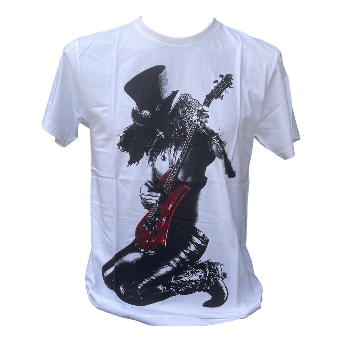 ̵ å Slash Saul Hudson ץȣԥ ࡼӡT ХT  ǥ ˥å  ۥ磻 S/M/L INDEEZ ѤäT Ū ڥ 󥺡ɡ Guns N' Roses GN'R   