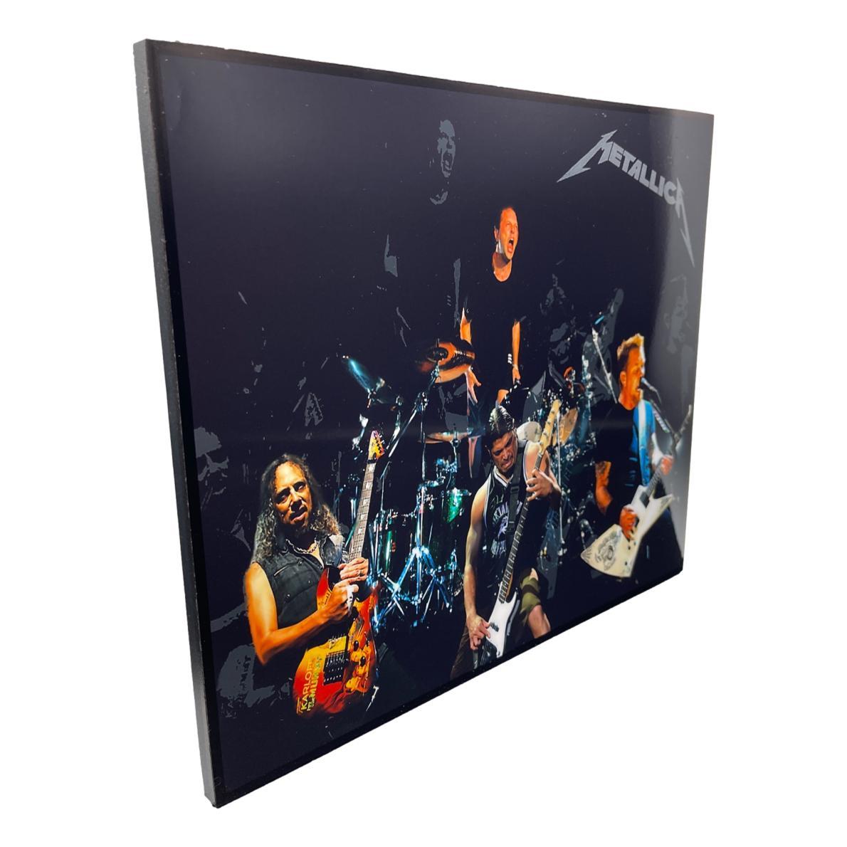 【送料無料】 メタリカ Metallica METALLICA アートパネル 壁掛け 据え置き 壁掛けフック付き アーティスト POPパネル インテリア アートフレーム ポスター cool クール 面白い かっこいい ア…