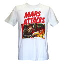 【送料無料】 マーズアタック Mars Attacks プリントTシャツ バンドTシャツ レディース メンズ マーズ アタック マーズ アタック ティム バートン Tim Burton