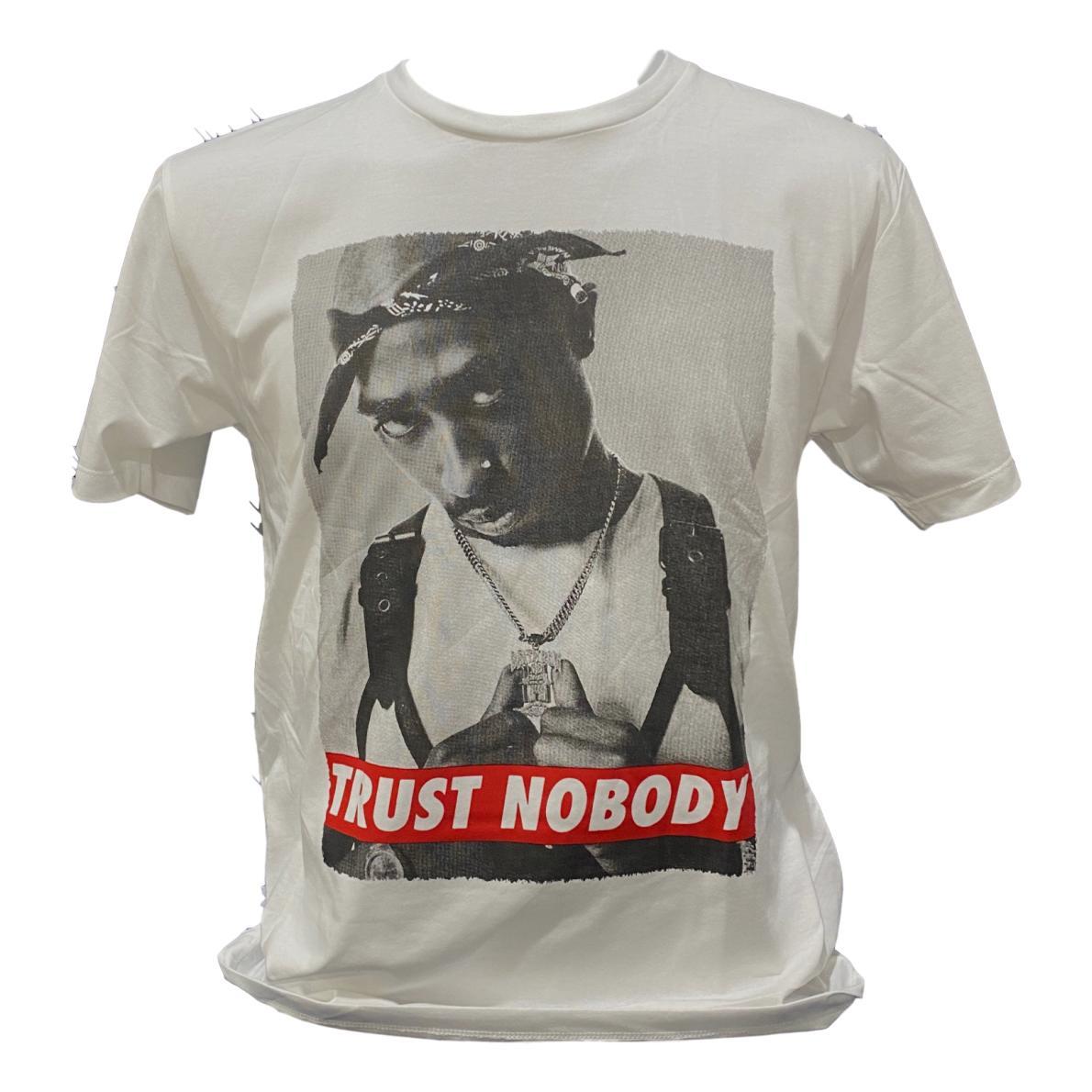 楽天alice alice 楽天市場店『送料無料』 TUPAC 2PAC テューパック バンド HIPHOP RAP Tシャツ メンズ レディース ロック セレクト ユニセックス デザイン 誕生日 プレゼント 彼氏 ギフトバッグ 袋 贈り物 白 ホワイト