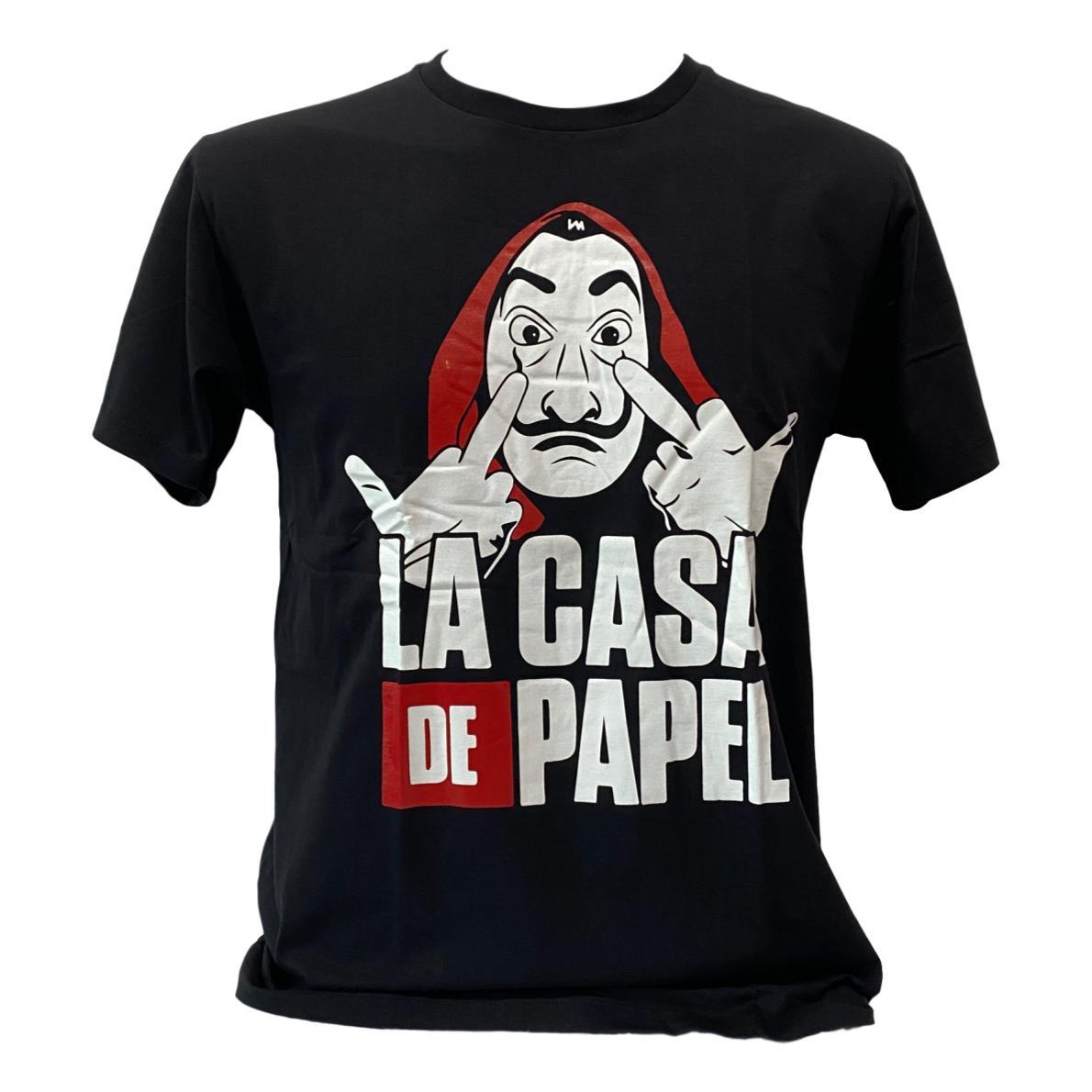 送料無料 ペーパーハウス LA CASA DE PAPEL NETFLIX ネットフリックス Tシャツ インナー ムービー 映画 Tシャツ メンズ レディース ロ..