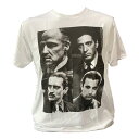 送料無料 ゴッドファーザー The Godfather ヴィトー アンドリーニ コルレオーネ ムービー Tシャツ インナー バンド Tシャツ メンズ レディース 白 ホワイト プリント セレクトTシャツ ユニセックス 面白い デザイン 誕生日 プレゼント 彼氏 ギフトバッグ 袋 贈り物