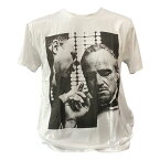 送料無料 ゴッドファーザー The Godfather ヴィトー アンドリーニ コルレオーネ ムービー Tシャツ インナー バンド Tシャツ メンズ レディース 白 ホワイト プリント セレクトTシャツ ユニセックス 面白い デザイン 誕生日 プレゼント 彼氏 ギフトバッグ 袋 贈り物