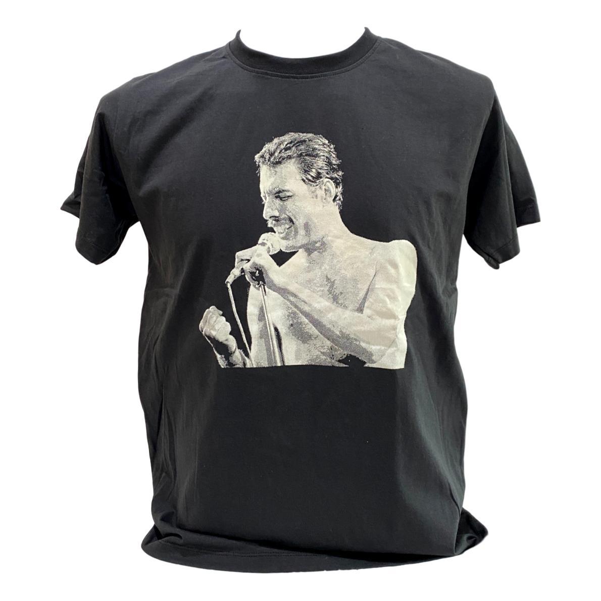 【送料無料】クイーン Queen フレディマーキュリー Freddie Mercury プリントTシャツ バンドTシャツ レディース メンズ
