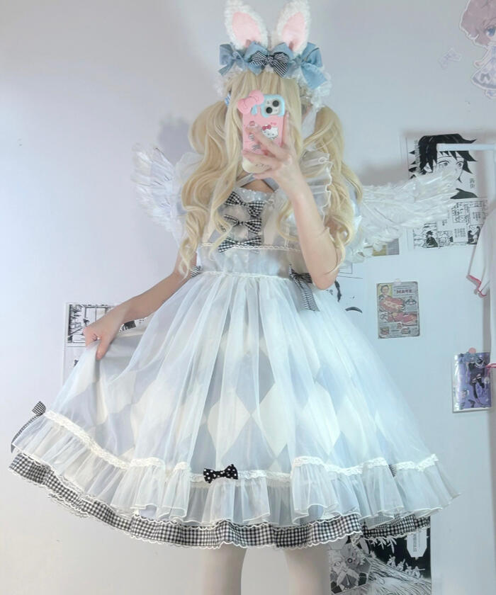 膝丈パニエ 45cm丈 ミディアム丈 パニエ 多層オーガンジー 華やか ボリューム フリ...