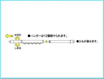 【Aフロア】ステンレスものほし竿[継ぎ伸縮竿]SC-3・PH（1本入）長さ調整2.1〜3.0m