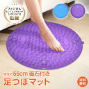 【1年保証】足つぼマット 55cm 足ツボ スロージョギング ダイエット 足ツボ押し 指圧ボード マッサージ フットマッサージマット 指圧マット 足裏マッサージ マット足踏み 足裏マット 足元ケア 足裏刺激 健康グッズ 磁石付き 冷え性 むくみ 血行 血流 de166(4)