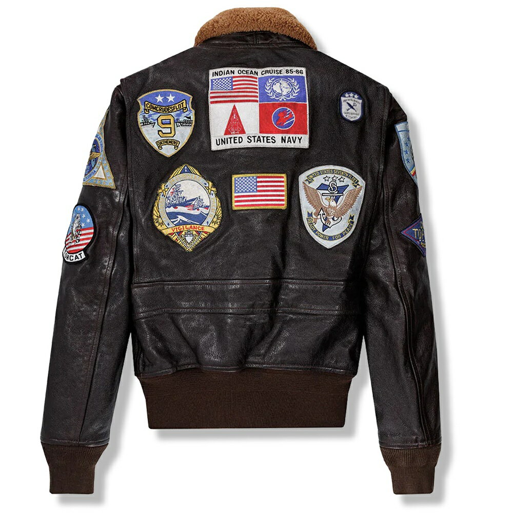 【正規品 残り2点】 トップガン ジャケット レプリカではありません Cockpit USA quot Movie Hero quot Top Gun II Navy G-1 Jacket Z212136 本物 COCKPIT社 フライトジャケット マーヴェリック G-1 CWU