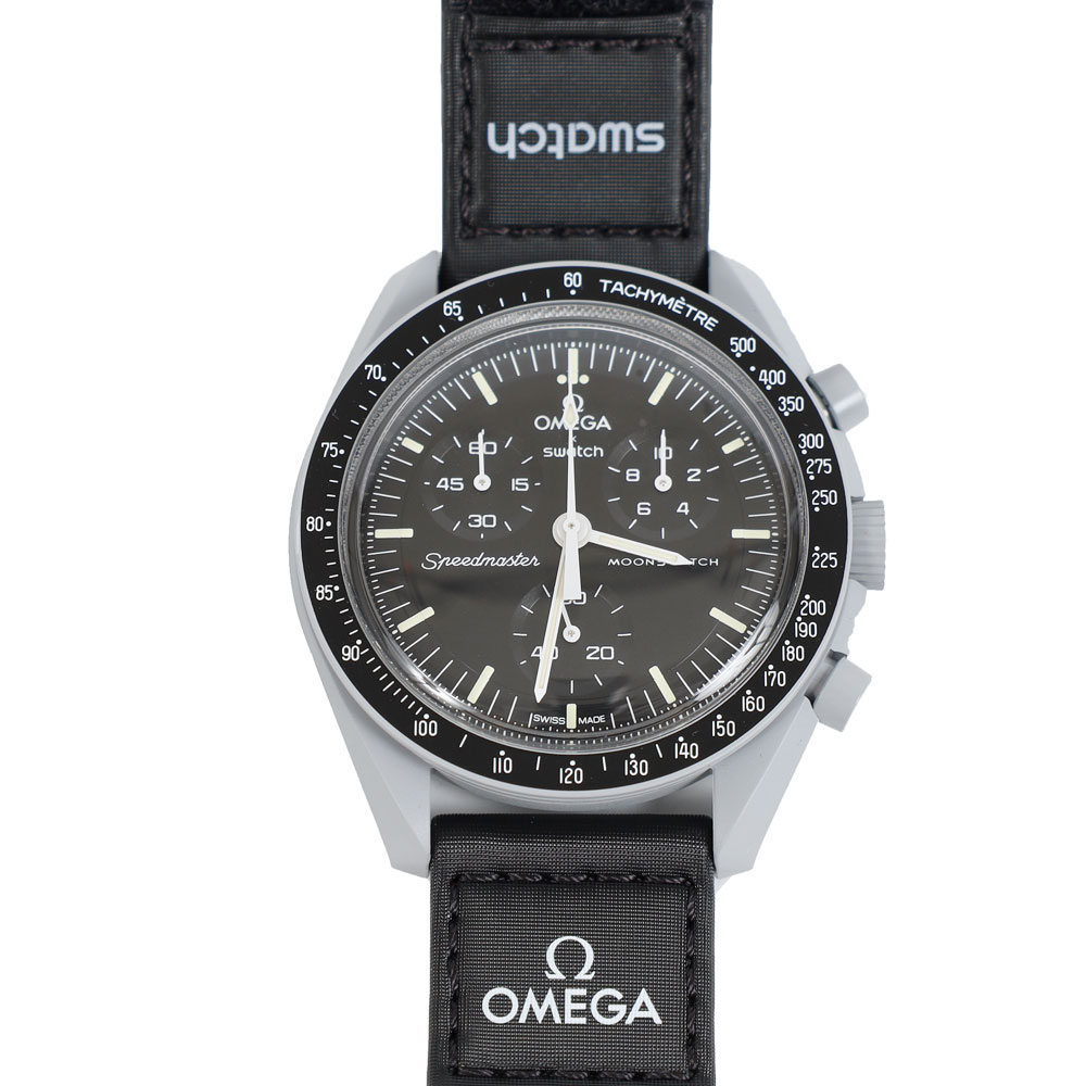 【20日店内最大P20倍】 OMEGA × SWATCH オメガ スウォッチ ミッション 腕時計 Swatch OMEGA MOONSWATCH moon 月 コラボ 防水 メンズ レディース バイオセラミックMission to the Moon ミッション トゥ ムーン 保証付き 正規品