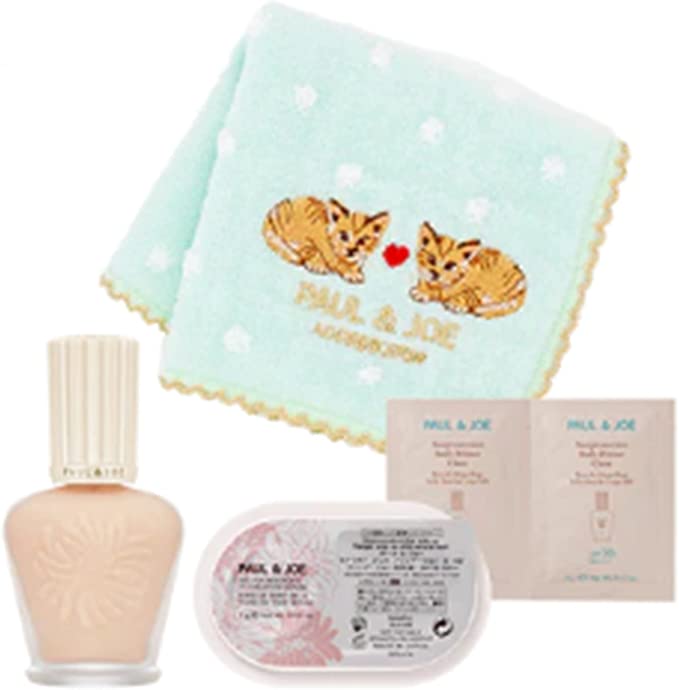 【26日8:59まで店内最大P20倍!】 ポールアンドジョー ポール&ジョー 下地 ハンカチ ファンデーション バッグ ポーチ SUMMER BASE MAKE KIT ファンデーション プライマー 01 S 102 タオル ボディー クリア PAUL&JOE 【限定商品】のサムネイル