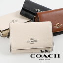 コーチ 三つ折り財布 レディース COACH コーチ 三つ折り財布 ミニ財布 ブランド ファスナー l字 シグネチャー PVC キャンバス