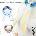 イブサンローラン スカーフ フォンダシオン イヴサンローラン 美術館 限定 四季 Four Seasons 春 夏 秋 冬 Yves Saint Laurent...
