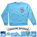 【スーパーセール期間中店内最大P20倍!11日1:59まで】 【ラスト1点 Mサイズ】 CHROME HEARTS クロムハーツ Matty Boy PPO BRAIN NEW BLUE クロムハーツ ブランド ロンt 長袖 クロムハーツロンT