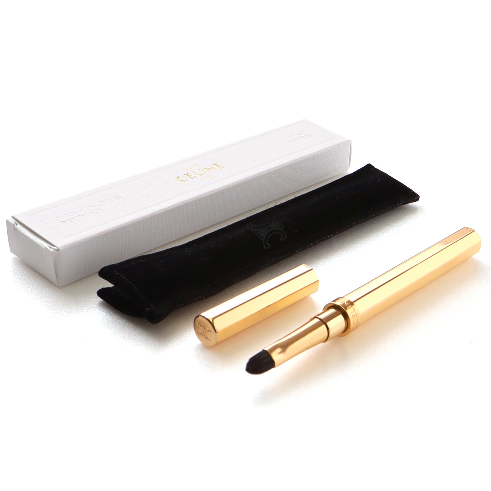 LE ROUGE CELINE ル ルージュ・セリーヌ トラベル リップブラシ GOLD リップ ブラシ 口紅 筆 コスメ ブランド 化粧品 バレンタイン ホワイトデー alice00-10003851 インポートショップ アリス サンプル画像2
