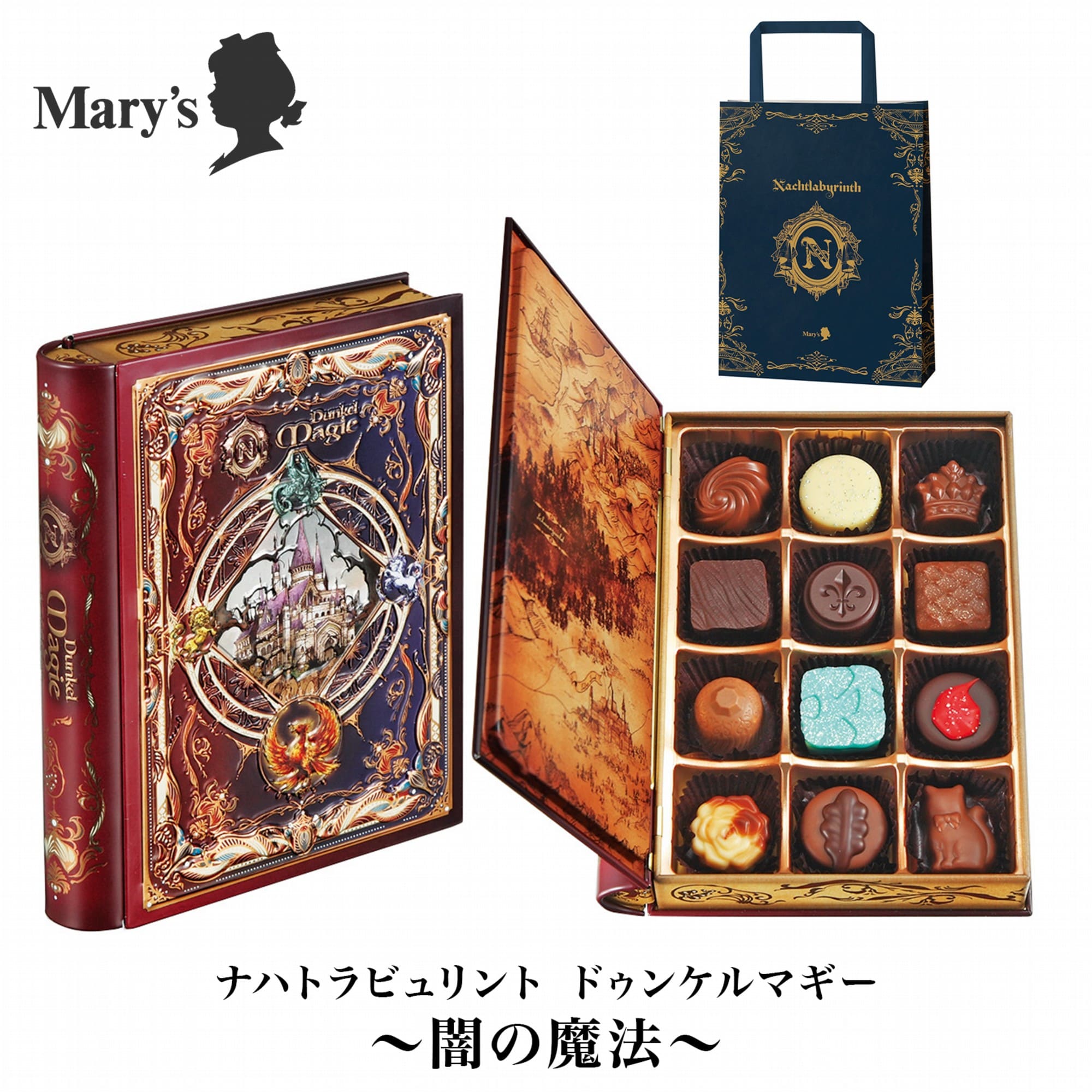 メリーチョコレート ナハトラビュリント ドゥンケルマギー（闇の魔法） メリーチョコ バレンタインデー バレンタインチョコ 2025のサムネイル
