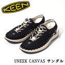 KEEN ウィメンズ ユニークキャンバス 1028565 Black/Birch