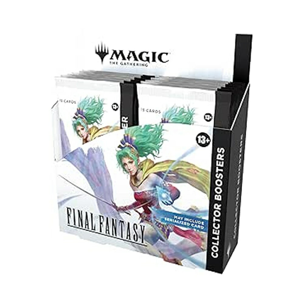 【残り2点 12日8時59分まで97700円】 マジック　 ザ ギャザリング FINAL FANTASY コレクター ブースター 英語版（BOX12パック入り）MTG トレカ ウィザーズオブザコースト FIN D38440000 マジックザギャザリング ファイナルファンタジー ff magic the gathering