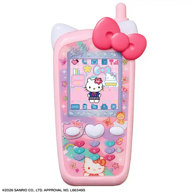 【4/11発売予約】 ずっと×2なかよしケータイ サンリオキャラクターズ HELLO KITTY Ver. ハローキティ ずっとなかよしケータイ