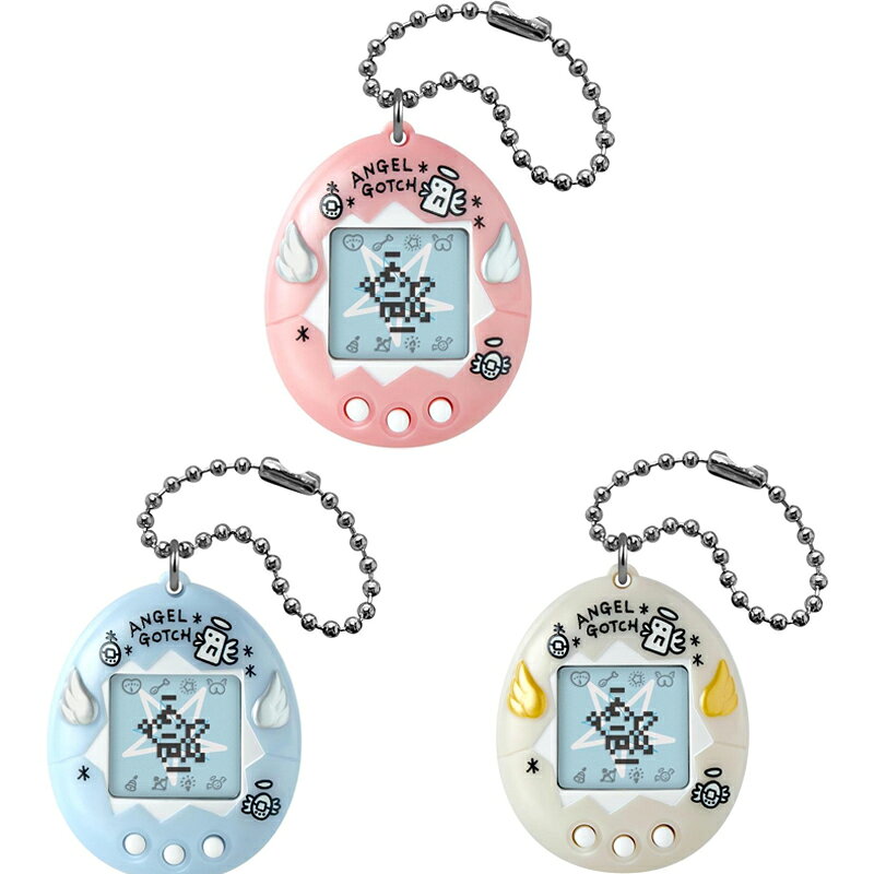 バンダイ Original Tamagotchi てんしっち GEN3 ぱーるぴんく ぱーるぶるー ぱーるほわいと たまごっち 30周年 復刻デザイン 第2弾 くりてん 育成ゲーム 電子ペット お世話 しつけ ミニゲーム ボールチェーン付き 6才以上 レトロ プレゼント