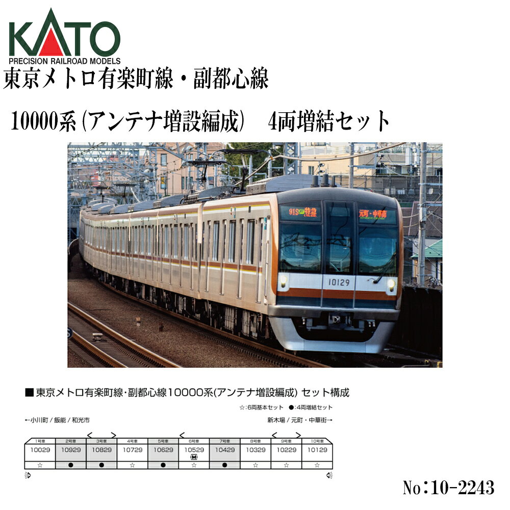 楽天市場】nゲージ 東京メトロ有楽町線・副都心線10000系の通販