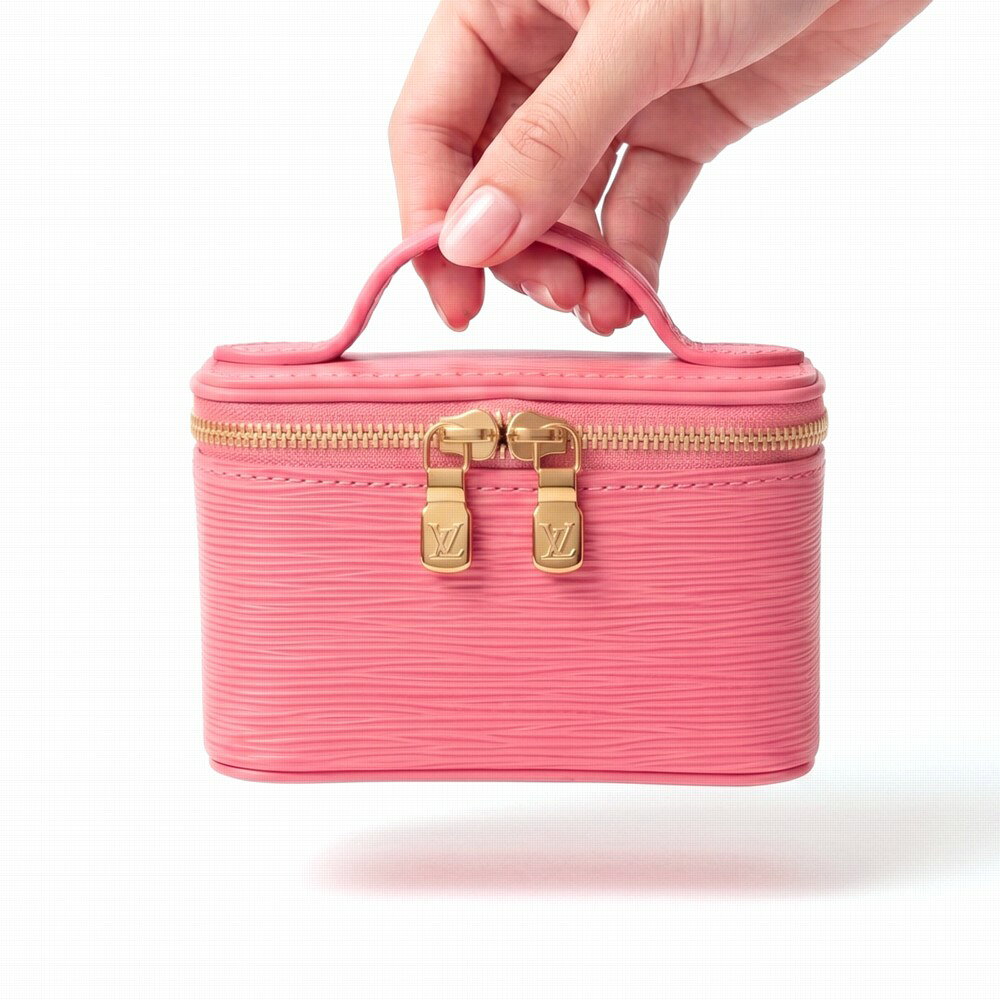 【エピレザー 正規品】 ルイヴィトン ニース ビューティー ウジェニーピンク M25690 Louis Vuitton バニティバッグ バニティポーチ バッグ ブランド ハイブランド ギフト プレゼント ショッパー コスメ バッグ 化粧 母の日ブランド包装 alice00-10004944 インポートショップ アリス サンプル画像2