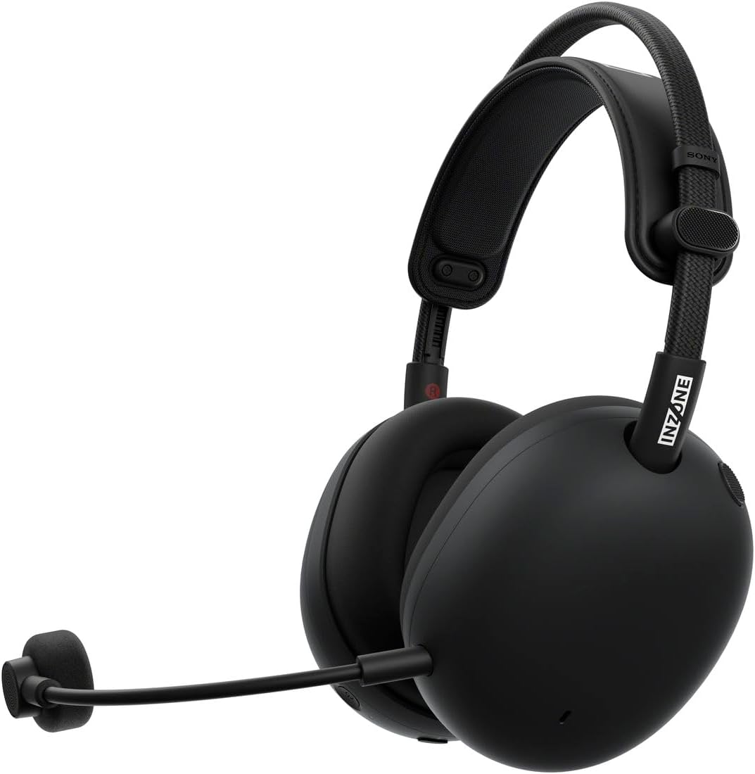 SONY ソニー INZONE H9 II WH-G910N BZ ブラック ゲーミングヘッドセット ワイヤレス ノイズキャンセリング 2.4GHz Bluetooth 5.3 LE Audio PS5 PC FPS Fnatic共同開発 WH-1000XM6同ドライバー AIノイズリダクション 着脱式マイク 最大30時間 約260g 急速充電 3.5mm有線