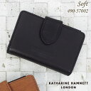 キャサリンハムネット 財布 キャサリンハムネット KATHARINE HAMNETT 財布 キーケース ソフト牛革 メンズ ブラック/ブラウン 490-57002