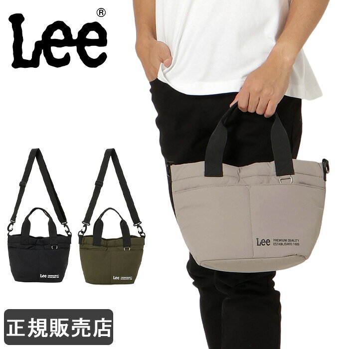 Lee リー ショルダーバッグ トートバッグ 手提げバッグ メンズ 横型ショルダー ブランド 斜めがけ ブラック 男性 男子 通勤 320-1411