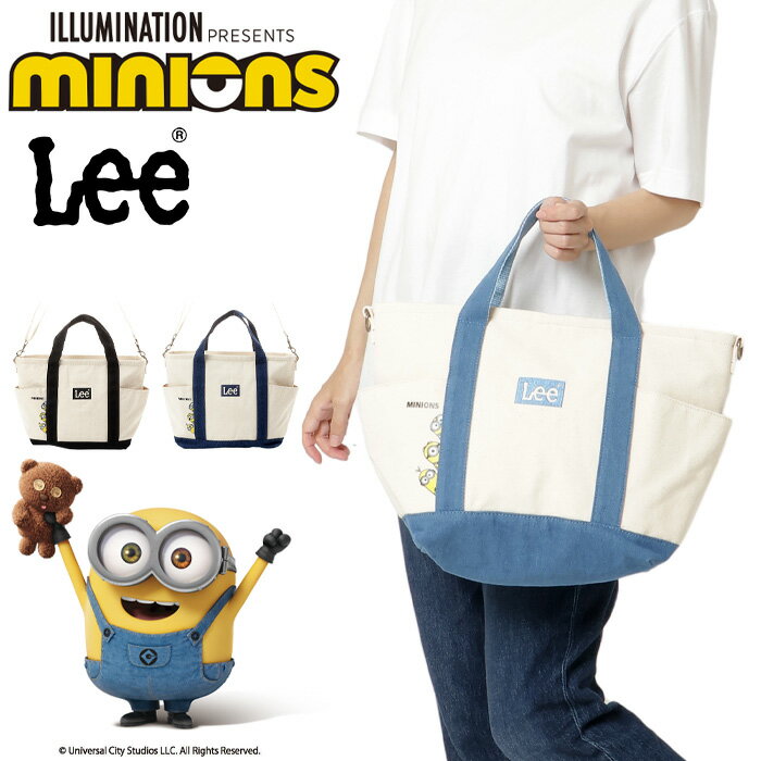 Lee ミニオン リー トートバッグ 手提げバッグ ショルダーバッグ minions グッズ 320-30011 メンズ レディース 男子 女子 かわいい コットン