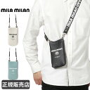 mila milan ミラミラン スマホショルダー メンズ レディース ブランド 撥水 旅行 斜め掛けバッグ ミラ・ミラン コルソ 250101(4)