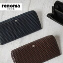 レノマ renoma 長財布 ラウンドファスナー グレ 52560